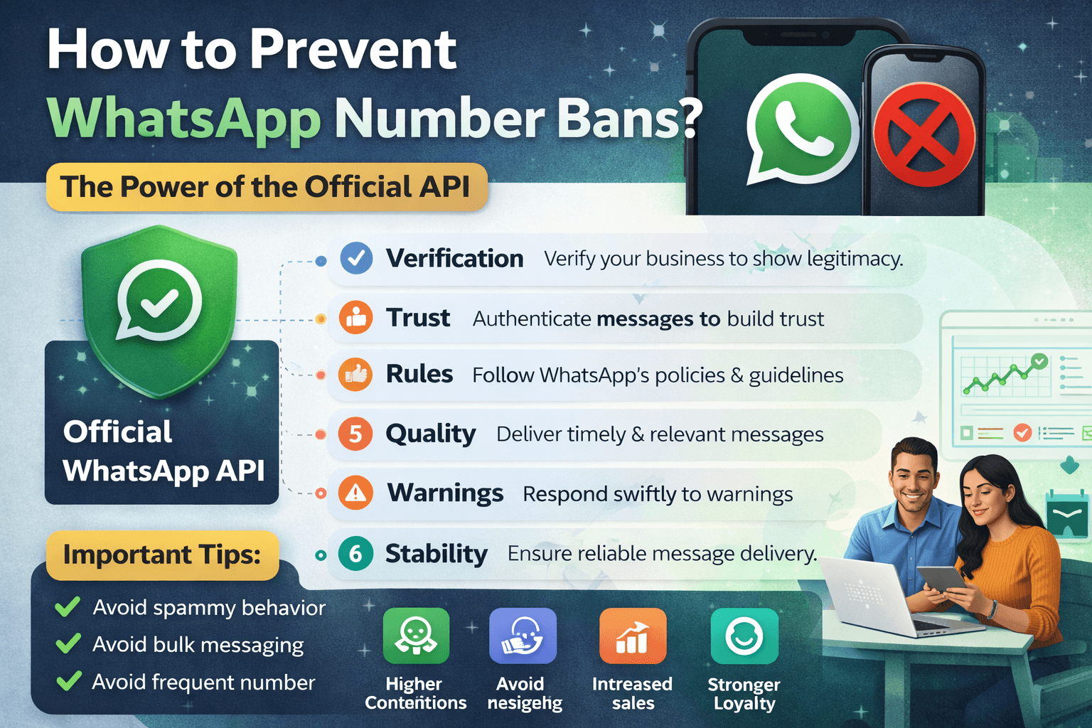 How to Prevent WhatsApp Number Bans? The Power of the Official API
