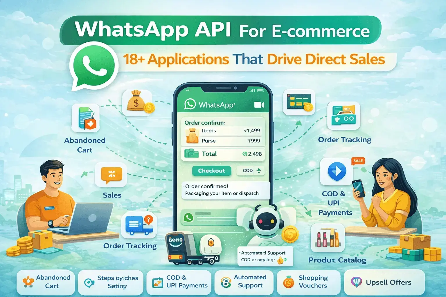 WhatsApp API For E-commerce: 18+ Applications That Drive Direct Sales (2026)