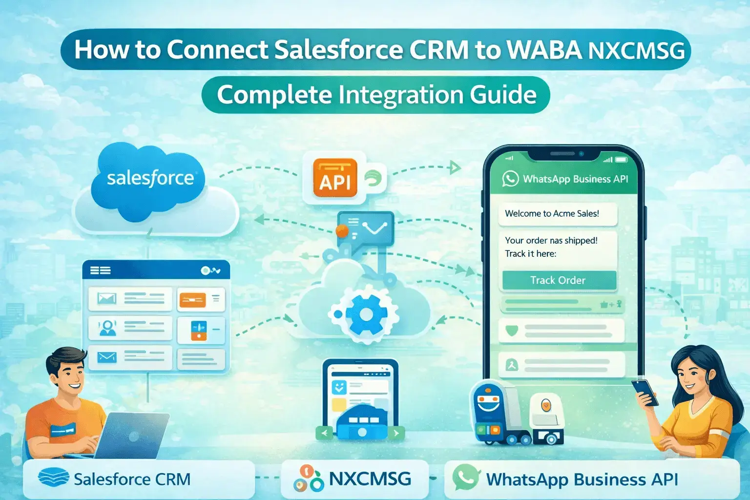 How to Connect Salesforce CRM to WABA NXCMSG — Complete Integration Guide