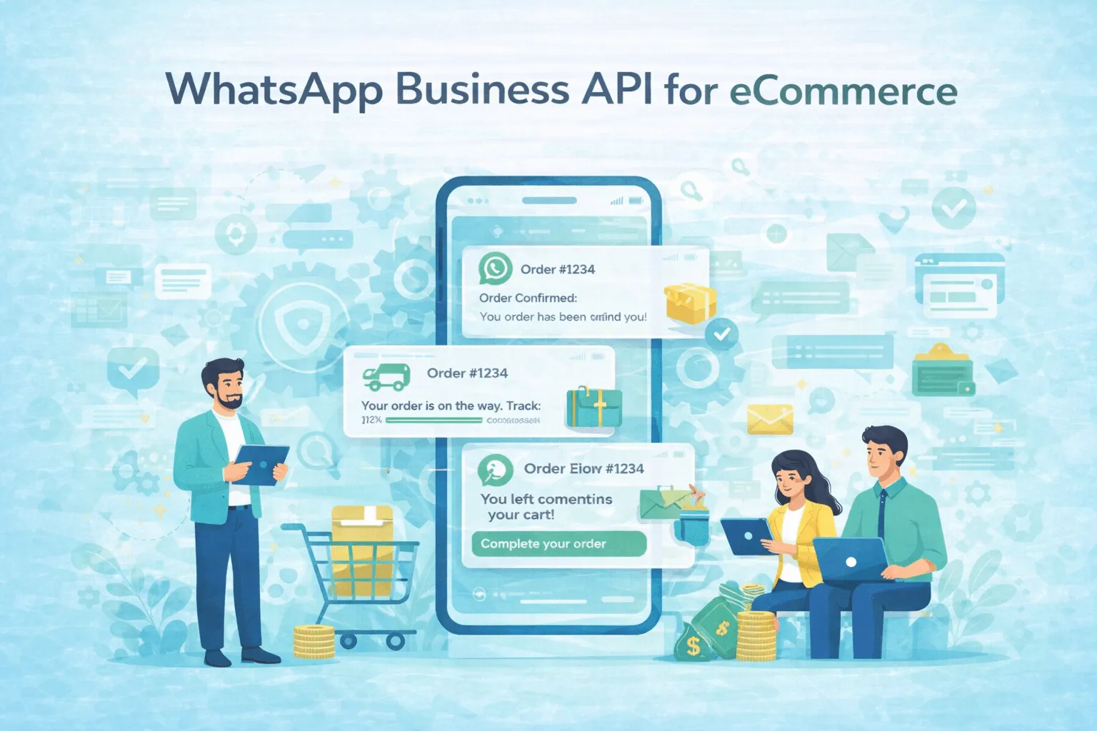 WhatsApp Business API for eCommerce 2026: Order Updates, Abandoned Cart Recovery & More — with NXCMSG