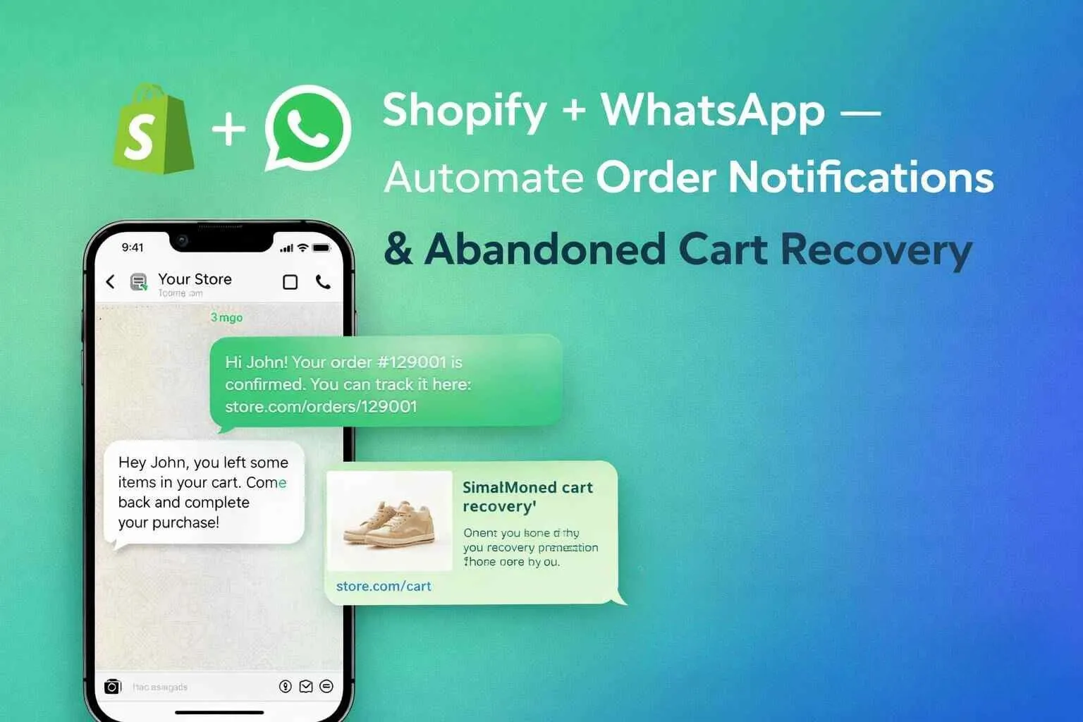 Shopify + WhatsApp — Automate Order Notifications & Abandoned Cart Recovery with Waba NXC Chat & Notifications