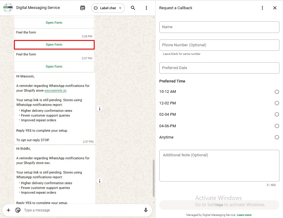 WhatsApp Forms — Collect Customer Data with Interactive WhatsApp Business API Forms Inside Chat