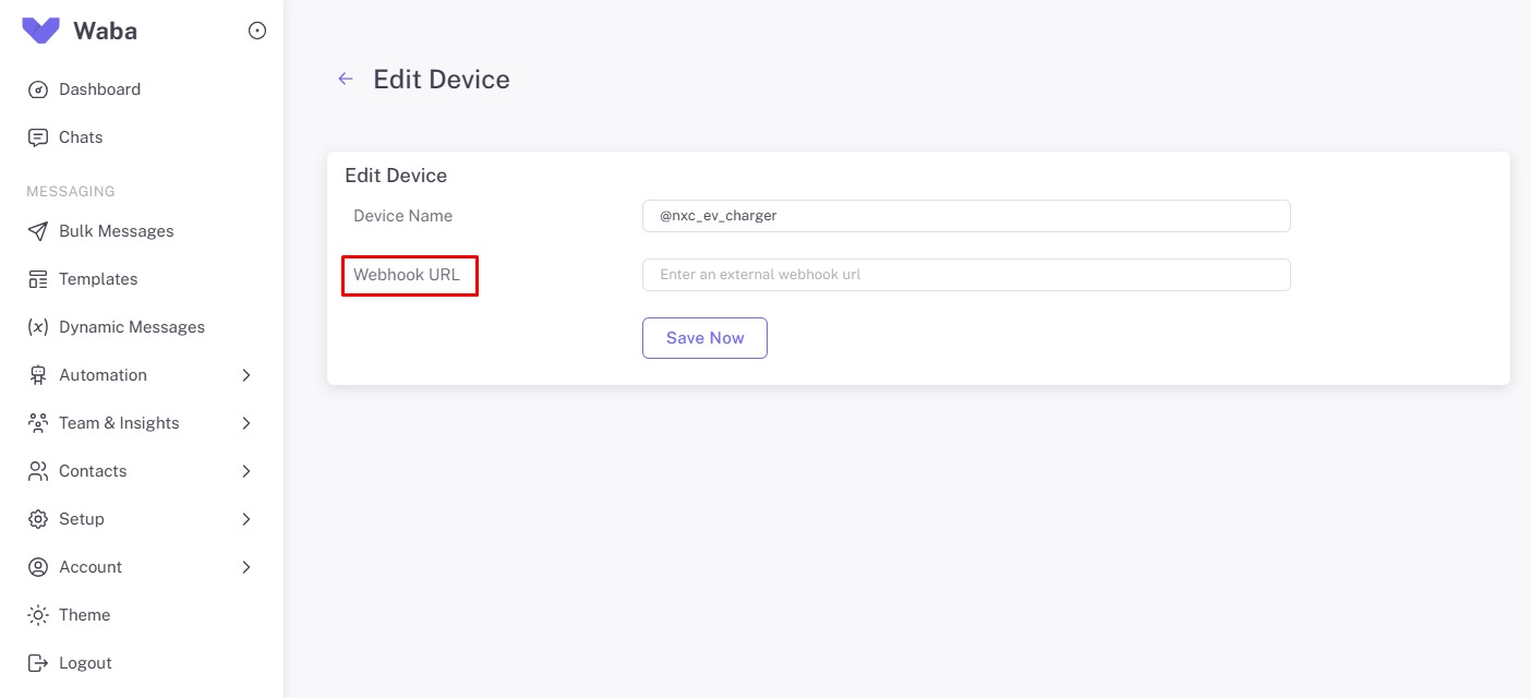 Webhook — Connect WhatsApp Business API to Any External System with Real-Time Webhook URL