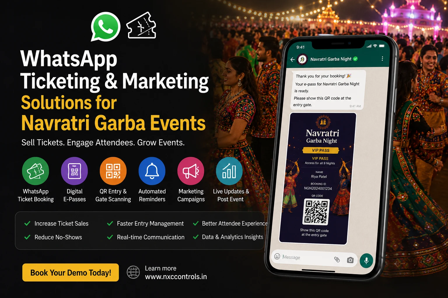 WhatsApp Ticketing & Marketing Solutions for Events